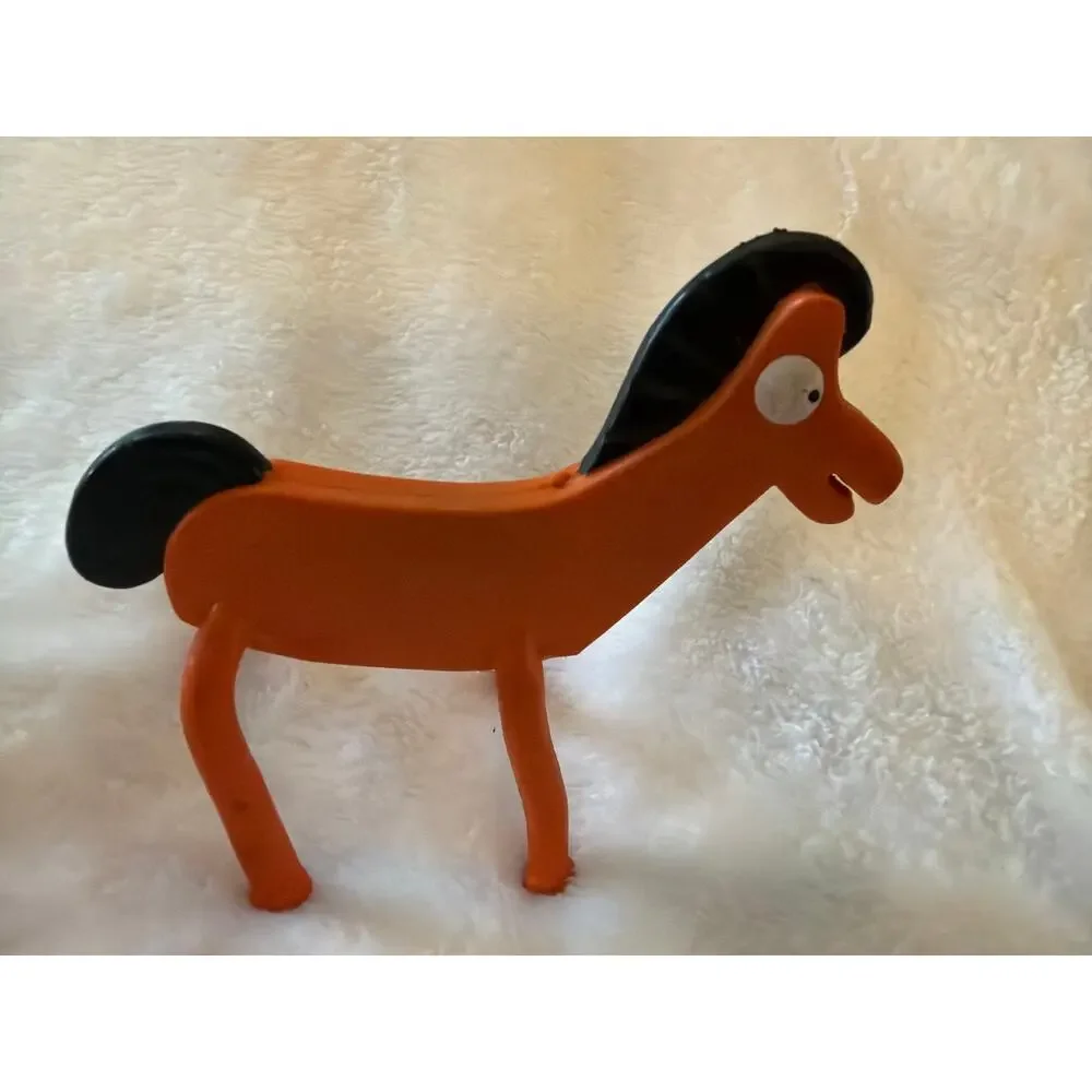 Vintage Jesco Gumby Pokey Horse Bendable Figure Hong Kong Rubber Toy 6